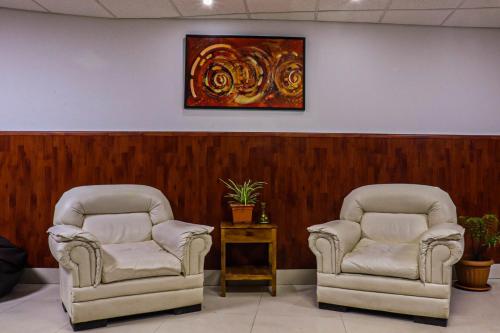 Posezení v ubytování Lobo Hostel La Paz