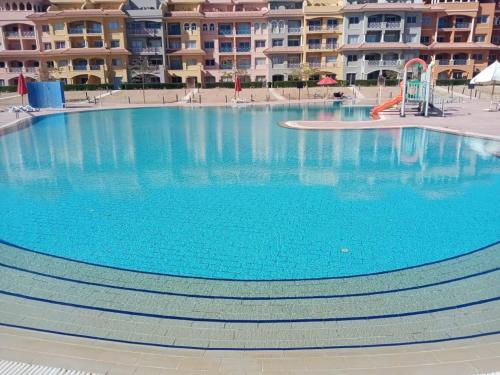 Bazén v ubytování Porto sharm pool and lake view nebo v jeho okolí