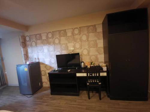 TV a/nebo společenská místnost v ubytování Metro Residence