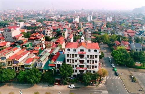 Nespecifikovaný výhled na destinaci Ninh Binh nebo výhled na město při pohledu z hotelu