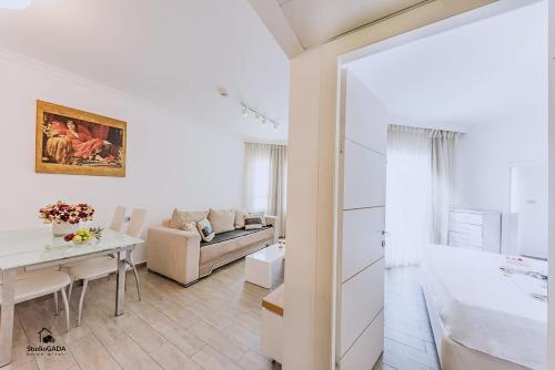 Postel nebo postele na pokoji v ubytování דירות מגדלי המלכים