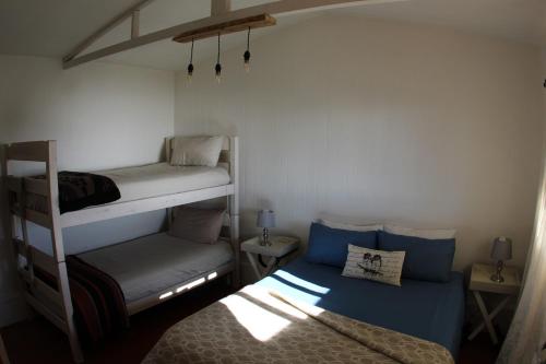Ένα ή περισσότερα κρεβάτια σε δωμάτιο στο Langdam Guest Farm