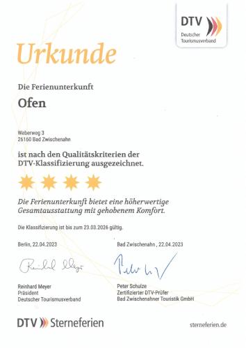 a rejection letter for a dyridate document at Weberhof Ferienapartments in Rostrup am Westufer des Zwischenahner Meers in Bad Zwischenahn