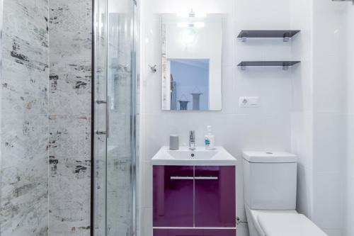 Koupelna v ubytování Verano Eterno