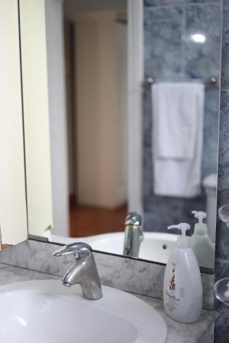 Koupelna v ubytování Hotel Casa Italia