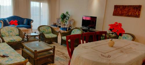 Μια τηλεόραση ή/και κέντρο ψυχαγωγίας στο Afnan Guest- Rehab City