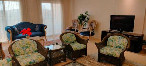 Μια τηλεόραση ή/και κέντρο ψυχαγωγίας στο Afnan Guest- Rehab City