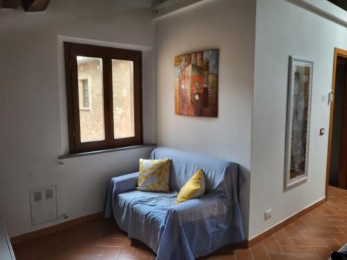 Posezení v ubytování Suite Bellavista con angolo cottura