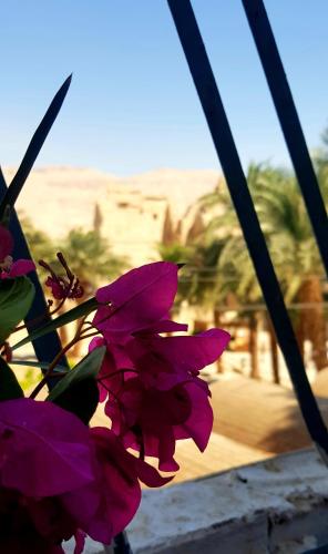 Balkoni atau teres di HabuHeritageHomeStayInLuxor