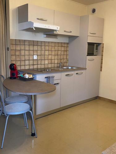 Η κουζίνα ή μικρή κουζίνα στο Confortable et agréable T1 n 2