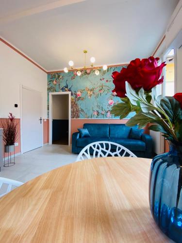 Χώρος καθιστικού στο Blom apartments