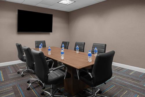 a conference room with a table and chairs at Residence Inn White Plains Westchester County in White Plains
