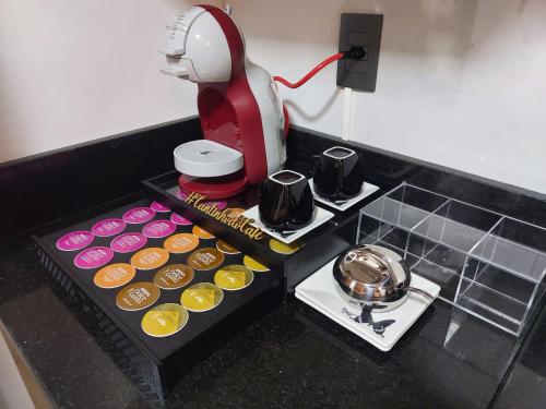 Dapur atau dapur kecil di Pousada San Doná