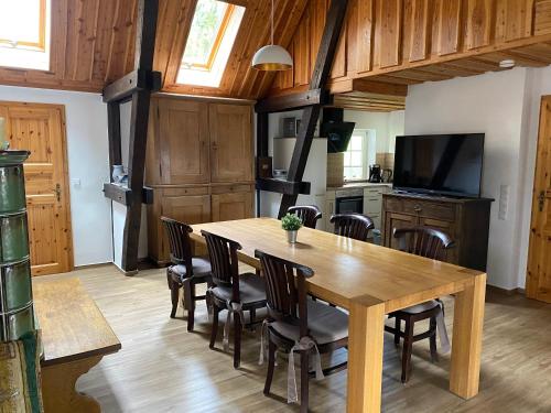 Køkken eller tekøkken på Berghof Schmitte