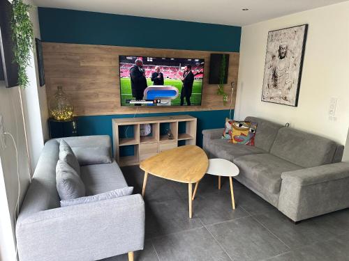 Billede fra billedgalleriet på Maison toute équipée 3 chambres avec jardin calme et Spa i Saint Malo