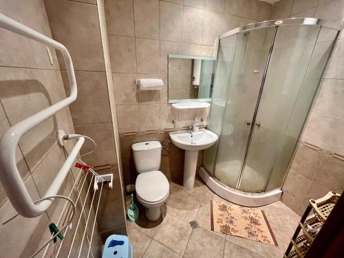 A bathroom at Julia Vigo Panorama apartments