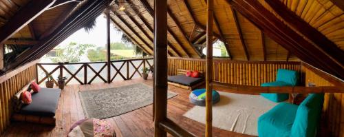 Posezení v ubytování Hostal Los Orishas