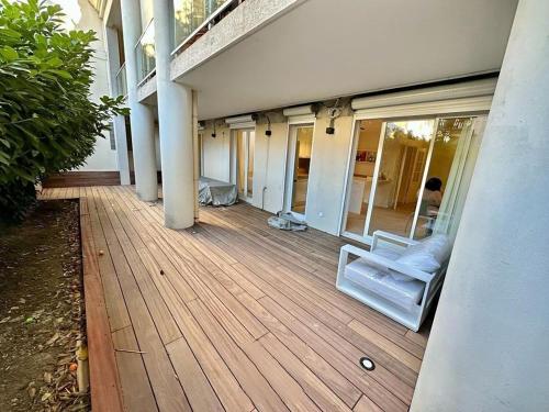 CAM0 - appartement 2 chambres en rez-de-terrasse