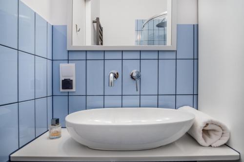 Et badeværelse på MB Cracow Apartments