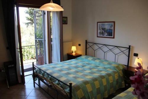 Katil atau katil-katil dalam bilik di B&B La Terrazza