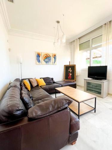 Modern three-level apartment near the sea