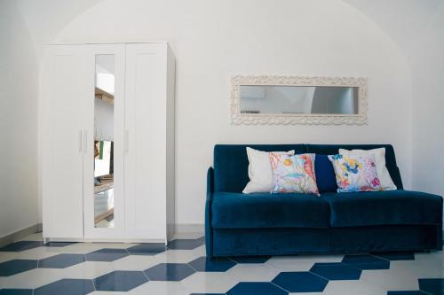 Χώρος καθιστικού στο Appartamento luminoso e romantico ANyMA
