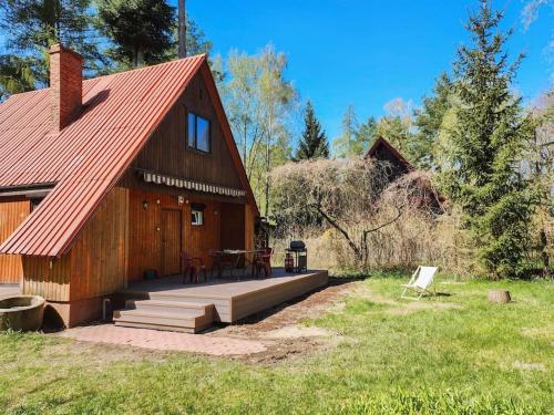 Dom przy Plaży Wieliszew, duży ogród i grill