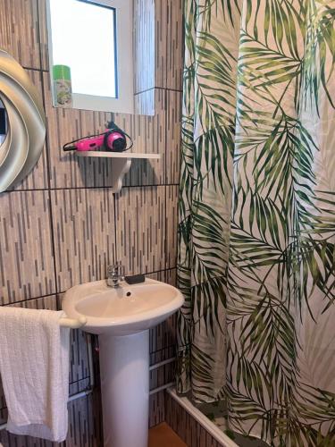 Koupelna v ubytování Refúgio dos Sapinhos