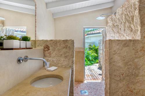 Ένα μπάνιο στο Villa Casa Cervo