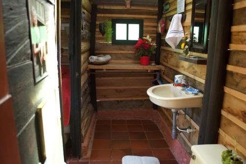 Ein Badezimmer in der Unterkunft Guaque