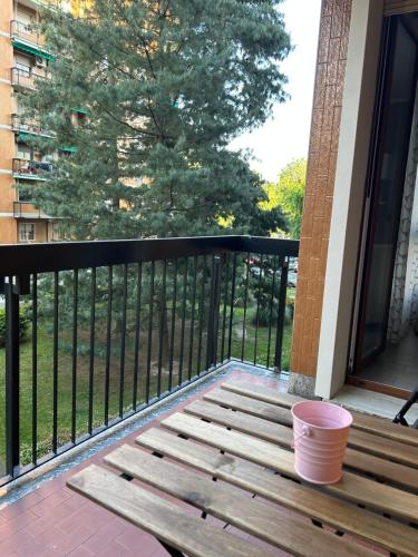 Rõdu või terrass majutusasutuses Appartamento Veronica, per lavoro e relax