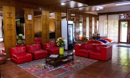 Χώρος καθιστικού στο Hotel Gran Muso