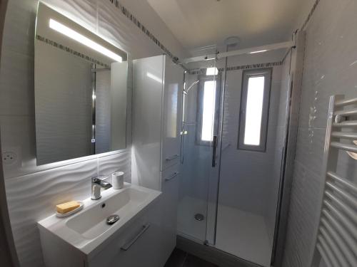 Koupelna v ubytování Appartement La Roche-Posay, 3 pièces, 4 personnes - FR-1-541-99