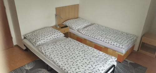 Voodi või voodid majutusasutuse Ubytovanie v súkromí Nová Baňa toas