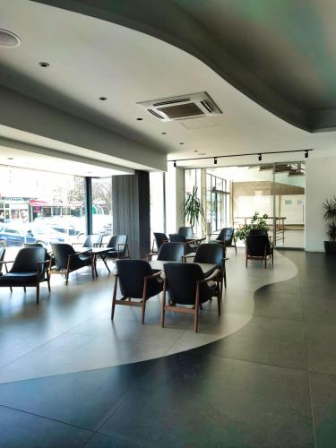 Ruang duduk di Oaza Hotel