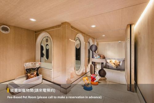 Ένα ή περισσότερα κρεβάτια σε δωμάτιο στο Lakeshore Hotel Hualien Taroko
