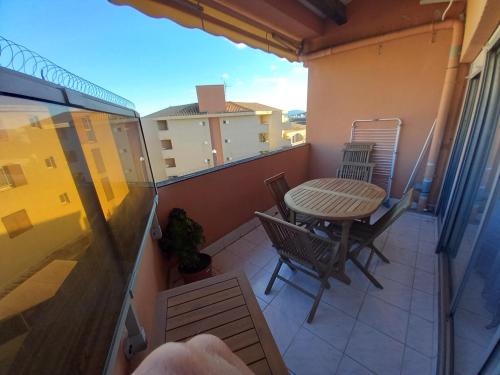 Balkón alebo terasa v ubytovaní la petite toscane