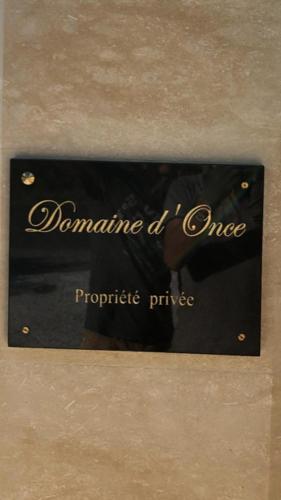 DOMAINE D'ONCE