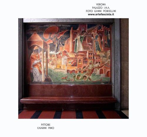 a picture of a painting on a wall at Arena Verona Centro in Verona