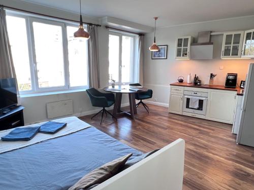 Køkken eller tekøkken på CityView Apartment