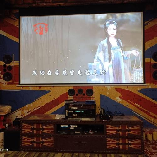 TV/Unterhaltungsangebot in der Unterkunft 【遇見婚紗秘境】夜市4人包館、百萬影院KTV、Xbox、按摩浴缸/椅、真空管、好友同樂會