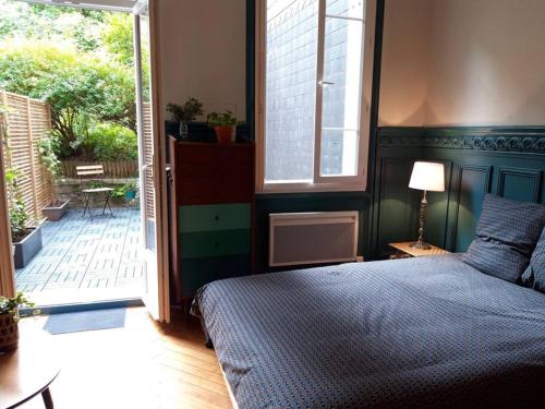 Posteľ alebo postele v izbe v ubytovaní La Terrasse Bouvreuil