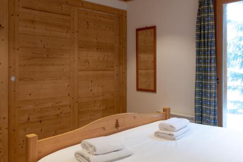 Postel nebo postele na pokoji v ubytování Chalet Chardon Lac