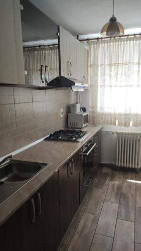 Η κουζίνα ή μικρή κουζίνα στο Apartament Victoria