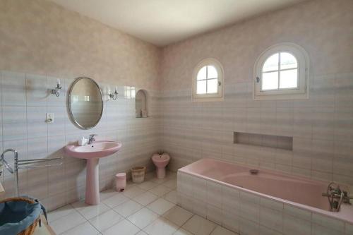 Ένα μπάνιο στο Villa Les Oliviers