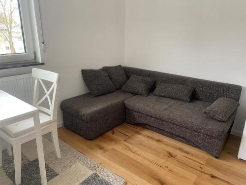 Posezení v ubytování Ferienwohnung *stadtnah* ruhig* modern