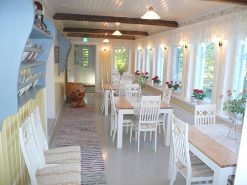 Χώρος καθιστικού στο B&B Lomamokkila