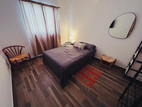 Postel nebo postele na pokoji v ubytování Excelente Casa en Zona de Cerritos en Frente a Alberca - Azul Pacífico I