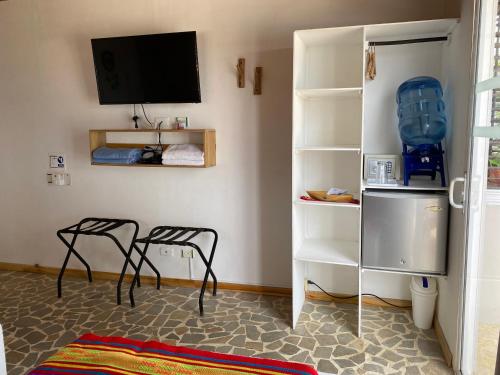 Kuchyň nebo kuchyňský kout v ubytování Hotel Casa Sattva- Bed & Breakfast