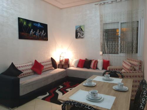 Χώρος καθιστικού στο Safae Residence